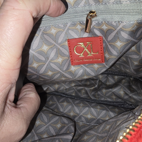Christian Lacroix Vibrant Red Mini Backpack with Gold Details